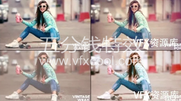 AE调色助手，百款预设+素材+模板，可以直接安装到AE!