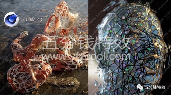 用C4D这个插件，还怕做不出炫酷的效果吗！