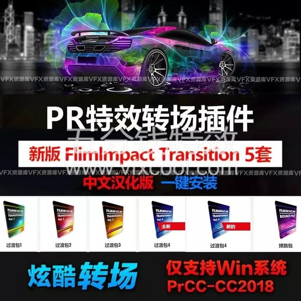 PR炫酷转场特效插件合集！拯救苦逼的剪辑师！