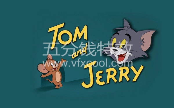 童年的回忆！猫和老鼠风格psd文字模板！