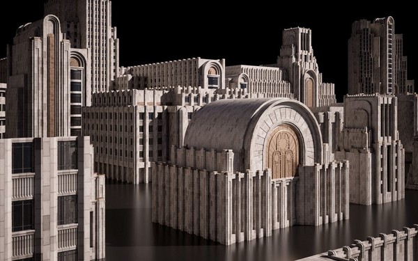 18世纪维多利亚风格建筑模型！