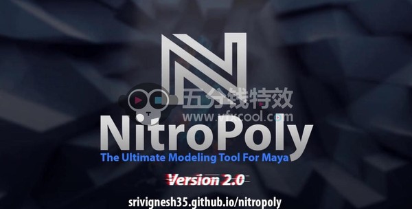 MAYA建模插件包-NitroPoly - V2.0 For Maya