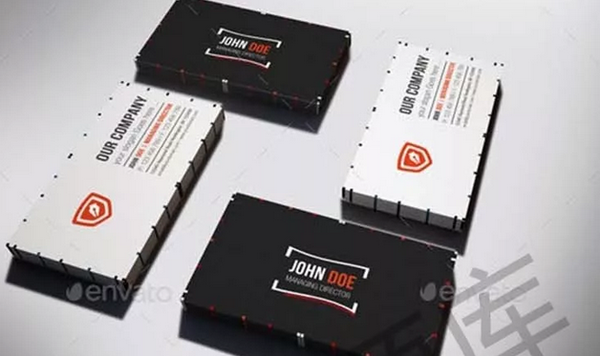 一套高级名片素材PSD源文件，做自己的名片吧！