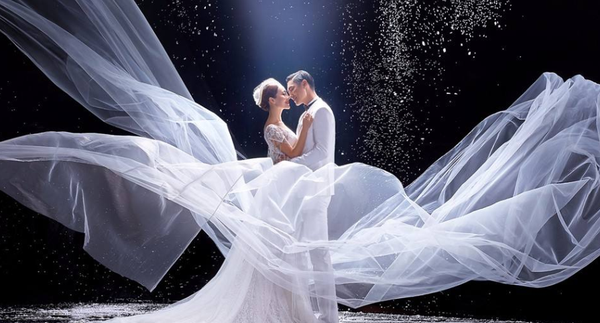 100组高清婚礼飘纱PSD源文件，美美哒！