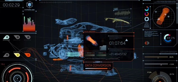 C4D+AE汽车动画分解科技模板，炫酷模式开启！