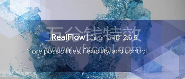 NextLimit RealFlow C4D 2.6.5.0095 粒子流体特效插件 支持R20