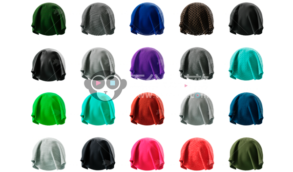 20组SP布料材质材质球，模拟真实衣料效果-Substace Panter