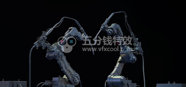 机械器件，机器人手臂3D模型！