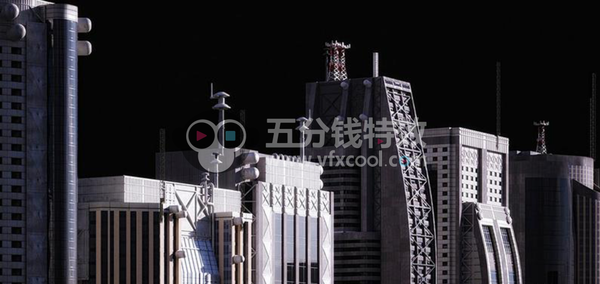 Kitbash3D -城市建筑，高楼大型场景制作模型预设