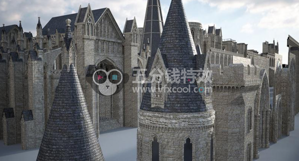 哥特式风格建筑场景模型！