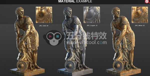 20 组substance 金属材质,模拟精细金属效果!