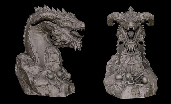 Substance P-幻想龙材质包Fantasy Dragon Moodpack!一键安装版