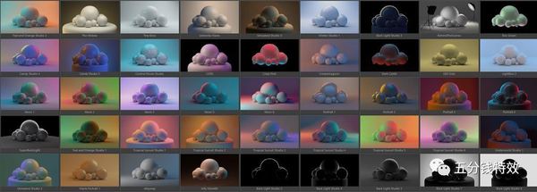 灰猩猩C4D超级灯光预设包，更新，更全，更真实！