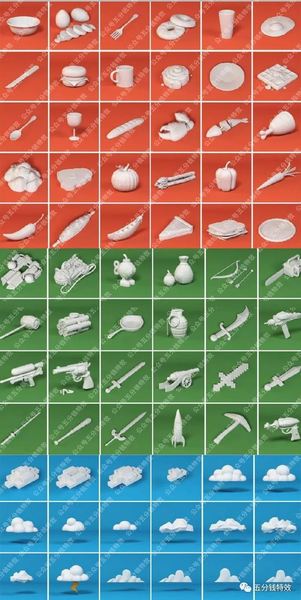 10G C4D超级模型包，多种场景应用，出图利器！