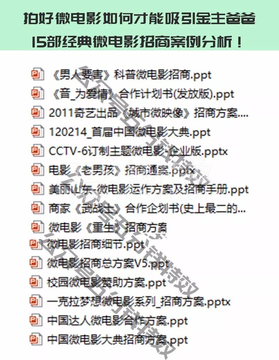 如何拍好一部电影，我们为你准备了10000份资料！