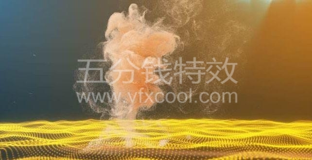 C4D火焰+烟雾+水墨特效制作神器+系统入门教程！