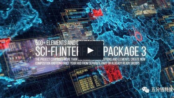 PR高科技HUD预设，秒变科技大片，摆脱绘制的烦恼！