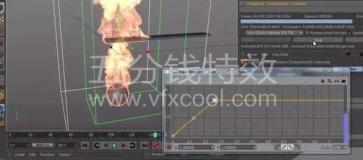 C4D火焰+烟雾+水墨特效制作神器+系统入门教程！