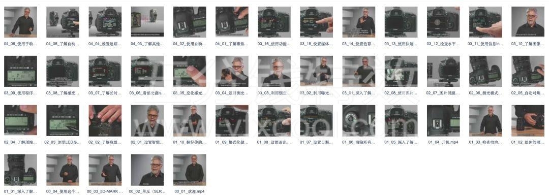 佳能5DⅢ 数码单反摄影从入门到精通，独家中文字幕精讲教程！