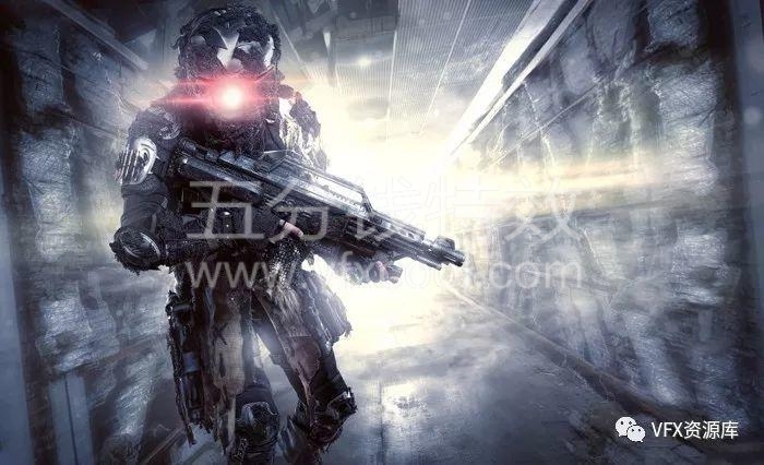 星球大战未来科幻光效激光镜头光斑叠加合成素材！