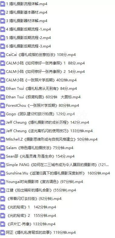 摄影|婚礼摄影前期准备+后期技巧教程合集!各种场景教学! 摄影|婚礼摄影前期准备+后期技巧教程合集!各种场景教学!