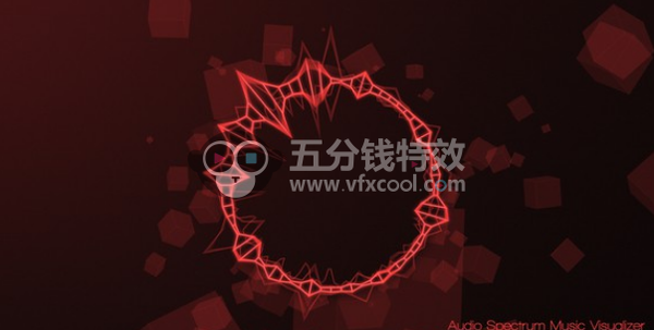 [创意特效] 简洁音乐波形可视化动画AE模板- Audio Spectrum Music Visualizer ！