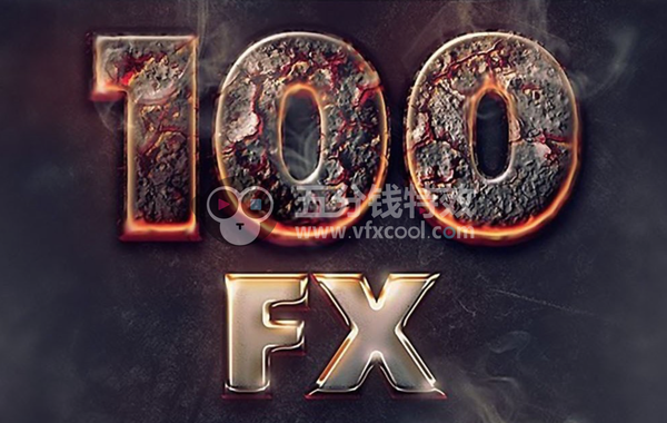 100 + Ps 金属字图层样式 Layer Styles Bundle - Text Effects Set!