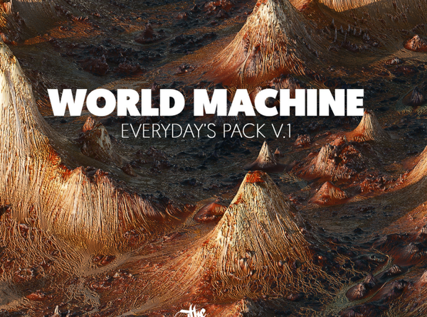 万能地形生成贴图，山脉山地快速生成大小7G