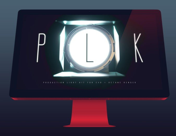C4D摄影棚Octane灯光预设 Light Kit Plk Cinema 4D