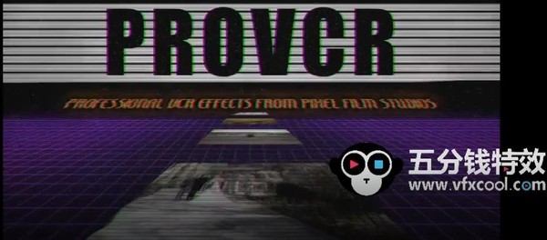 FCPX插件-80年代录像机磁带噪点雪花干扰视觉特效动画效果