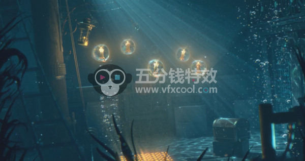 NUKE+MAYA海底光线视频教程 附工程文件!