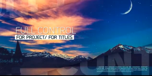 [开场片头] 切割幻灯片开场AE模板下载- Stylish Shadow Slideshow ！