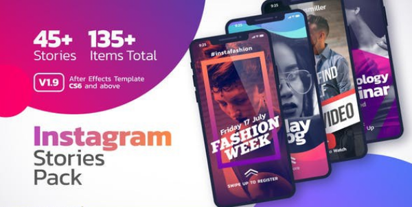 [栏目包装] INS网络生活故事宣传包装AE模板