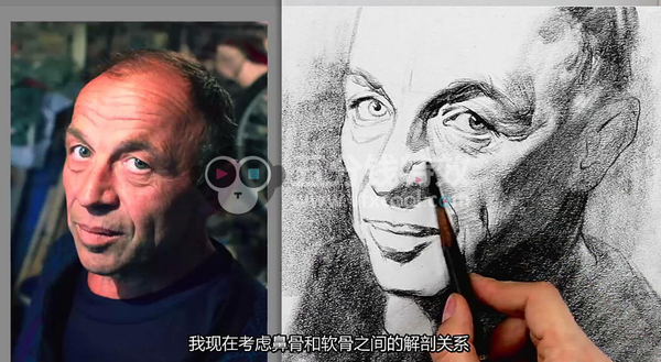 肖像绘画高(中文字幕)31课 Proko – Portrait Drawing!