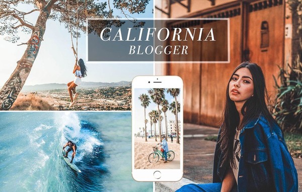 夏季旅拍人像移动手机版LR预设Mobile Lightroom Preset for Bloggers!