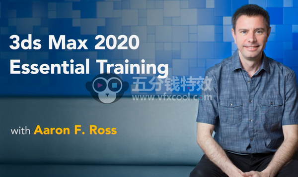 3dsmax 2020基础核心技术训练视频教程英文+工程文件!