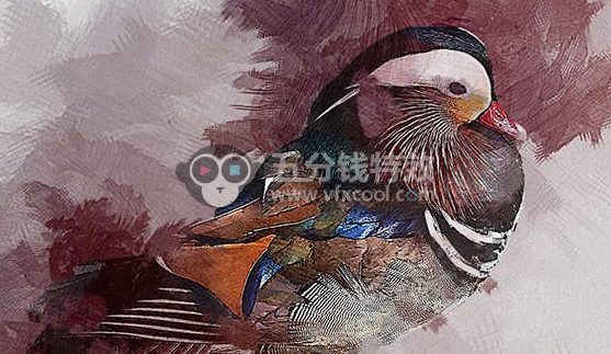 PS一键转水彩绘画特效动作 Water Color Photoshop Action