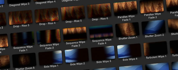 FCPX 50组无缝阴影转场过渡效果插件!Pixel Film Studios
