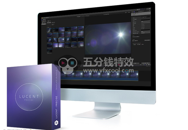 110组蓝色调镜头逆光拍摄效果光晕炫光叠加4K分辨率!