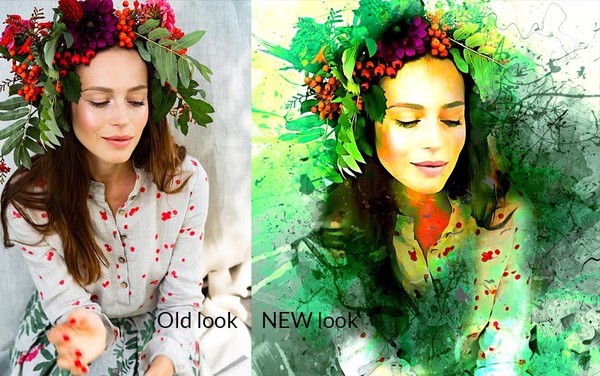 [PS动作下载] 广告海报水墨艺术PS动作 (附教程)！