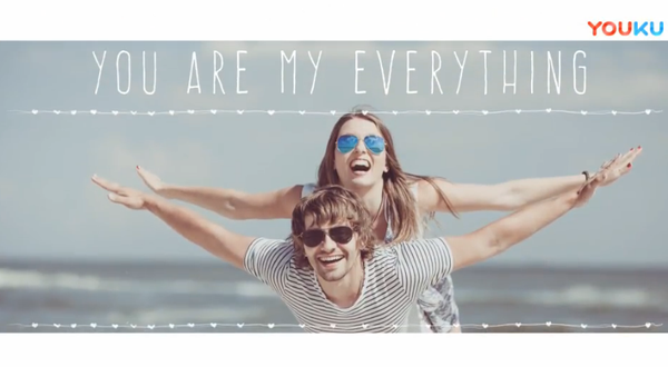 甜蜜浪漫爱情照片相册开场AE模板- The Story of Love ！