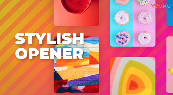 [开场片头] 文字图片快节奏快闪片头AE模板- Trendy Opener ！