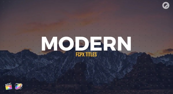 FCPX插件-28种现代简洁文字标题动画