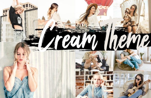 [旅行lr预设] 奶油主题色调旅拍人像Lightroom预设 Cream Theme Lightroom Preset！