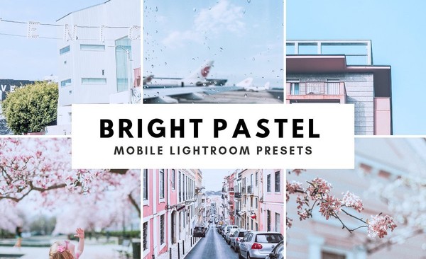 [人像lr预设] 粉彩通透日系糖果色Lightroom预设 Bright Pastel Lightroom Presets ！