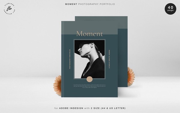 [手册模板] 摄影师模特作品展示画册InDesign模板！