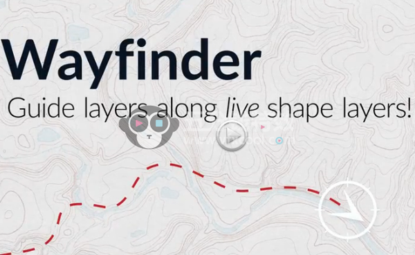 AE脚本-图层路径跟踪动画 Wayfinder v1.2.1