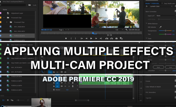Premiere Pro 2019多机位剪辑高效训练视频教程