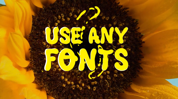 2d Lyric Titles卡通标题AE模板