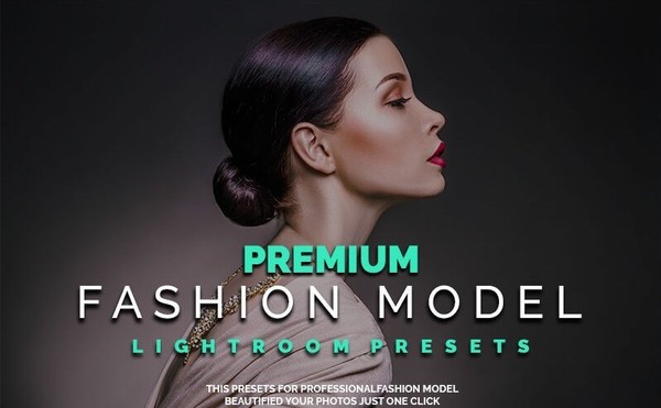 [人像LR预设] 高级杂志封面时装模特人像调色Lightroom预设Fashion Model Lightroom
